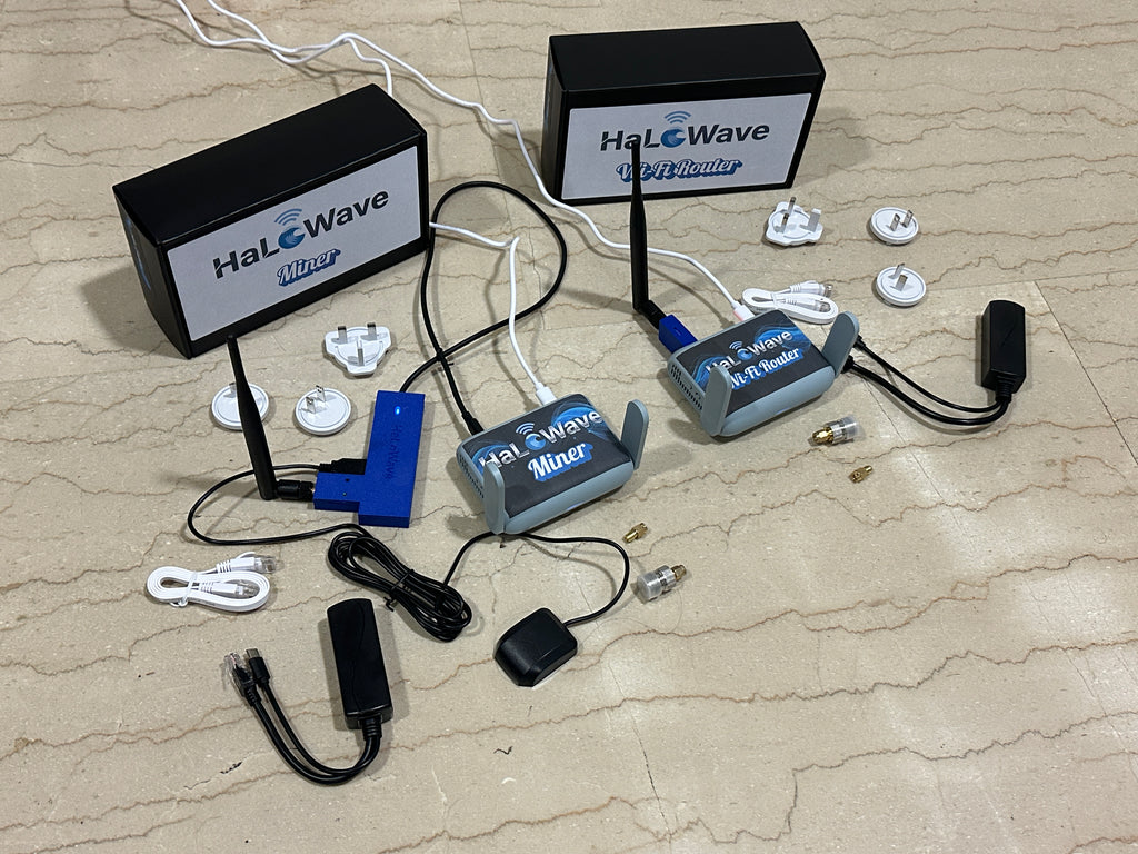 Bundle 1 HaLoWave Miner + 1 WiFi Router - 4th Founder Sale